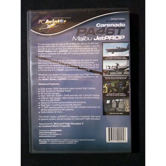 PC Aviator Carenado PA46T Malibu JetPROP HD - Picture 4 of 4
